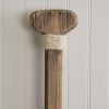 Rustic Reclaimed Wood Wall Oar - Handcrafted Decor for Nautical Theme