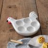 Rooster Deviled Egg Platter