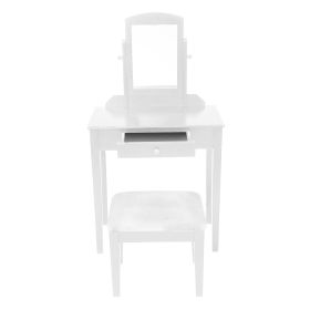 Vanity Set Make-up Dressing Table with Mirror and Cushioned Stool