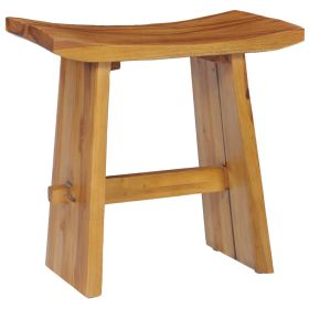 vidaXL Stool Solid Teak Wood