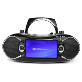 Emerson 7" Bluetooth DVD Boombox with AMFM Radio & Digital TV