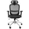 VEVOR Ergonomic Office Chair, Desk Chair with Mesh Seat, Angle and Height Adjustable Home Office Chair with Back, Lumbar and Head Support