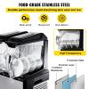 VEVOR 110V Slushy Machine 20L Double Bowl Margarita Frozen Drink Maker 900W Automatic Clean Day and Night Modes for Supermarkets Cafes Restaurants Sna