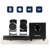 Emerson Speaker Surround Sound System & 2.1 Channel Home Theater DVD Player