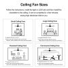 Best sells Modern Enclosed Ceiling Fan Indoor with Remote Control and Bladeless Rust Red Industrial Ceiling Fan Light Kit