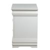 White 2-drawer Nightstand