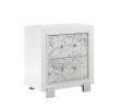 SKYE MARBLE WHITE NIGHTSTAND