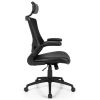 High-Back Executive Chair with Adjustable Lumbar Support and Headrest