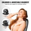 VEVOR Ergonomic Office Chair, Desk Chair with Mesh Seat, Angle and Height Adjustable Home Office Chair with Back, Lumbar and Head Support