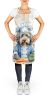 Bergamasco Sheepdog The Chef Apron Cooking Kitchen Server Baking Crafts Gardening for Adult Women Men, Unisex, Large, Multicolor