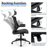 High-Back Executive Chair with Adjustable Lumbar Support and Headrest