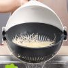 New 9 in 1 Multi-function Magic Rotate Vegetable Cutter with Drain Basket Large Capacity Vegetable Cutter Portable Slicer Chopper Grater Veggie Shredd