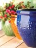 Colorful Jewel-Tone Flower Pot Set - Trio of Vibrant Planters for Home Decor