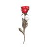 SINGLE RED ROSE WALL SCONCE