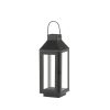 Small Square Top Black Lantern