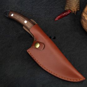 Forged Small Kitchen  Boning Knife (Option: Black walnut knife with holste)