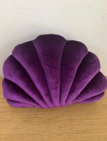 Simulation Shell Pillow Cushion Doll Nap Pillow (Option: Deep purple-M)