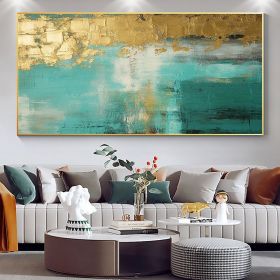 Handmade Oil Painting Large Original Gold Oil Painting on Canvas Abstract Gold Art Painting Bedroom Wall Decor Modern Textured Wall Art Decorative Pai (style: 01, size: 150X220cm)