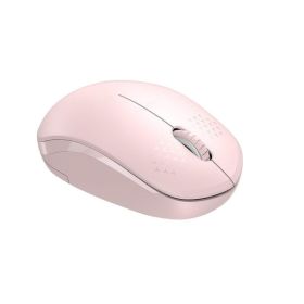 Wireless Mouse, Noiseless Mouse with USB Receiver Portable Computer Mice (Color: Pink)