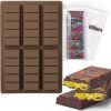 Pack of 2 Chocolate Moulds, Silicone Chocolate Mould