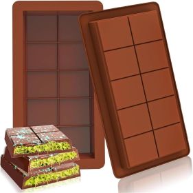 Pack of 2 Chocolate Moulds, Silicone Chocolate Mould (Color: style 1)