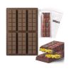 12 Cavities Chocolate Bar Mold Deep with Bags Scraper