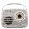 Emerson Portable Retro Radio with Built-In Rechargeable Battery