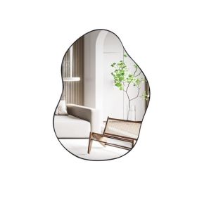 Household Decor Irregular Wall Mounted Mirror (Type: Style A, Color: As pic show)