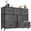 Dresser for bedroom 7 storage Spaces, assembled wardrobe lockers, bedroom furniture lockers