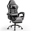 Ergonomic Gaming Chair for Adults, Comfortable Computer Chair for Heavy People, Adjustable Height Office Desk Chair with Wheels