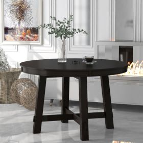 Circular Expandable Dining Table (Option: Espresso)