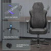 BestOffice PC Gaming Chair Ergonomic Office Chair Desk Chair with Lumbar Support Flip Up Arms Headrest PU Leather Executive High Back Computer Chair f