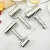 1pc, Baker Roller, 360 Degree Rolling Baker Roller, Stainless Steel Roller For Baking, Creative Stainless Steel Dough Roller, Non-stick Pastry Roller