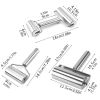 1pc, Baker Roller, 360 Degree Rolling Baker Roller, Stainless Steel Roller For Baking, Creative Stainless Steel Dough Roller, Non-stick Pastry Roller