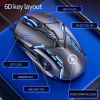 3200DPI G5 Mechanical E-Sports Wired Mouse For Computer Mouse Gamer Rechargeable Backlight Silent Office USB Mouse For Laptop