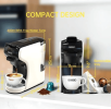 70ml Capsule Coffee Machine Automatic Espresso Machine 19Bar Extraction French Drip Mocha Italian Epresso, touch sensing 1450W