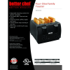 Better Chef Wide Slot 4-Slice Dual Control Toaster