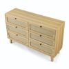 Drawer bedroom dresser, wooden antique dresser, TV cabinet bedroom living room corridor storage dresser, storage box drawer cabinet