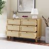 Drawer bedroom dresser, wooden antique dresser, TV cabinet bedroom living room corridor storage dresser, storage box drawer cabinet