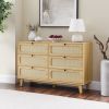 Drawer bedroom dresser, wooden antique dresser, TV cabinet bedroom living room corridor storage dresser, storage box drawer cabinet