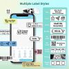 D30 Label Maker Machine with Tape; Portable Bluetooth Label Printer; Small Smart Phone Handheld Sticker Mini Labeler Multiple Templates Font Icon Easy