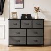 Dresser for bedroom 7 storage Spaces, assembled wardrobe lockers, bedroom furniture lockers