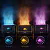 1pc Flame Air Diffuser, Humidifier, Portable Noiseless Aroma Diffuser For Home