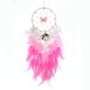 1pc; Fairy Butterfly Dream Catcher Gradient Color Crystal Stone Life Tree Feather Wind Chime Ornament Home Shop Decoration Pendant Finished Product Wi